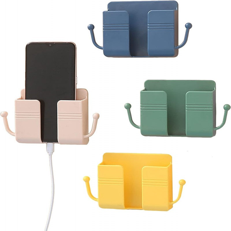 Wall-Mounted Mobile Phone Holder with Hook for Mobile Phone Charging Stand
