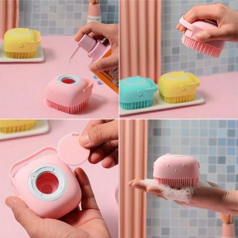 Soft silicone bath brush - Bath massager