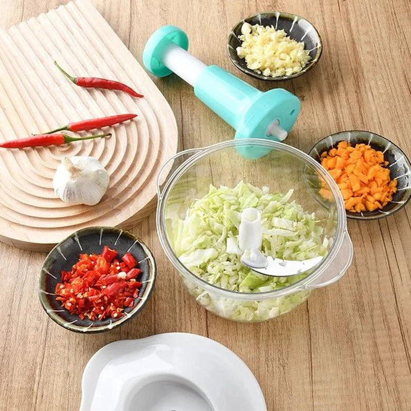 Manual Food Chopper and Vegetable Grinder (0.7 Ltr)