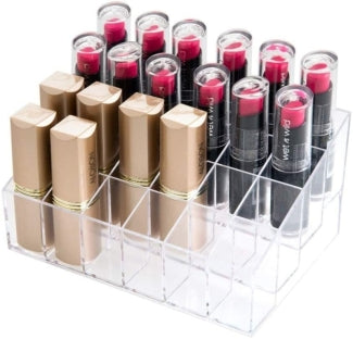 24 Grid Acrylic Lipstick organizer