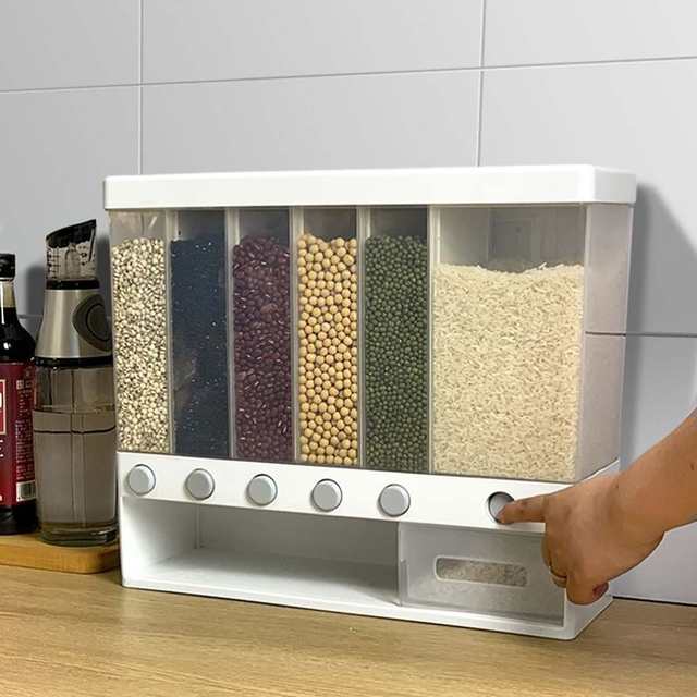 6-Grid Grain/Cereal Dispenser