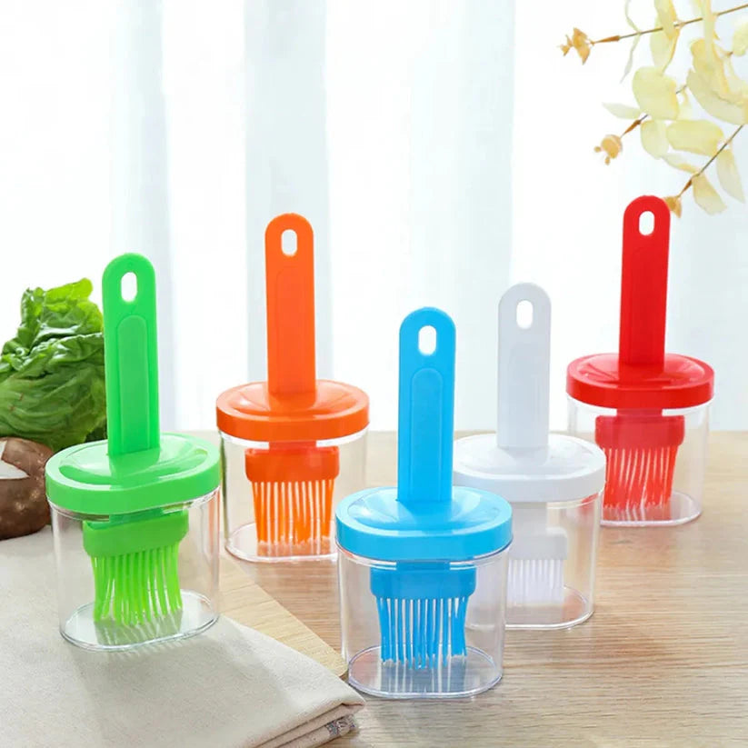 Silicone Oil Brush With Bottle