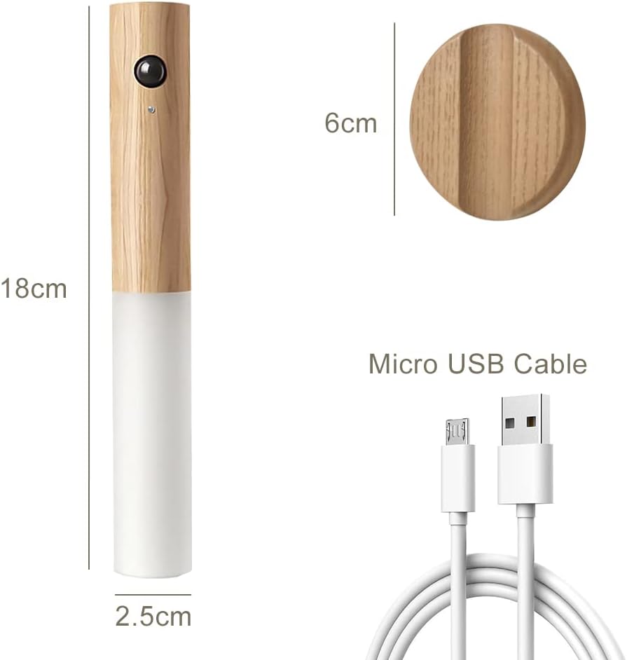 Rechargeable LED Induction Motion Sensor Wall Lamp