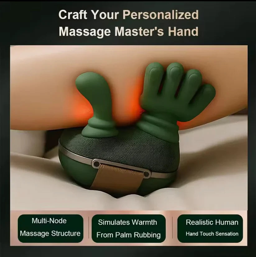 Heated Pillow Neck And Back Shoulder Massager
