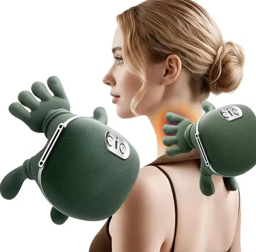 Heated Pillow Neck And Back Shoulder Massager