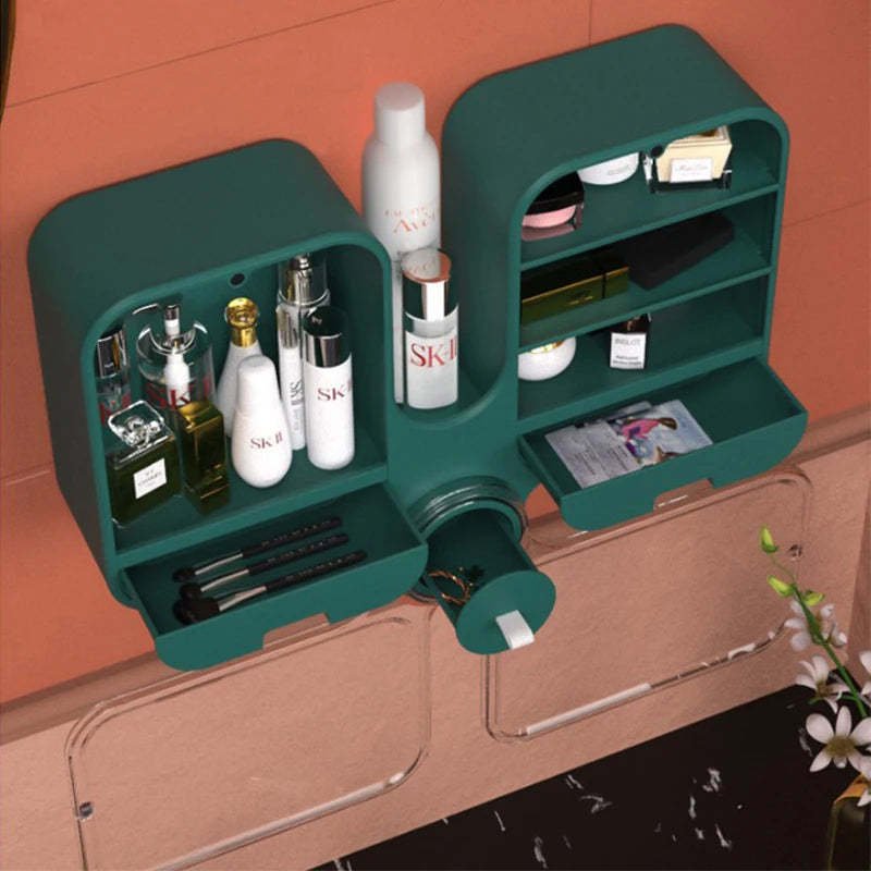 Wall Mounted Cosmetic Organizer