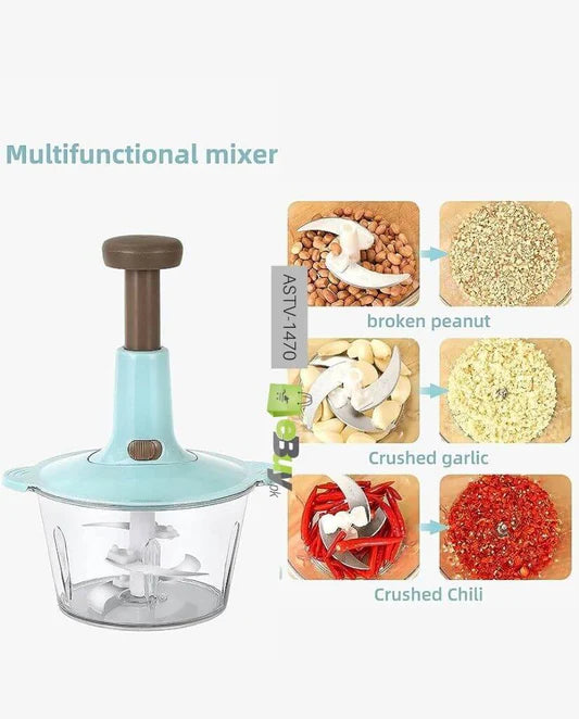 Manual Food Chopper and Vegetable Grinder (0.7 Ltr)