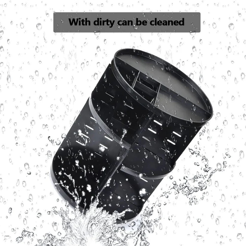360 Rotation Cosmetic Organizer (BLACK)