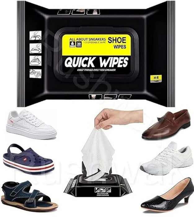 80 Pcs pack shoe cleaning wet wipes