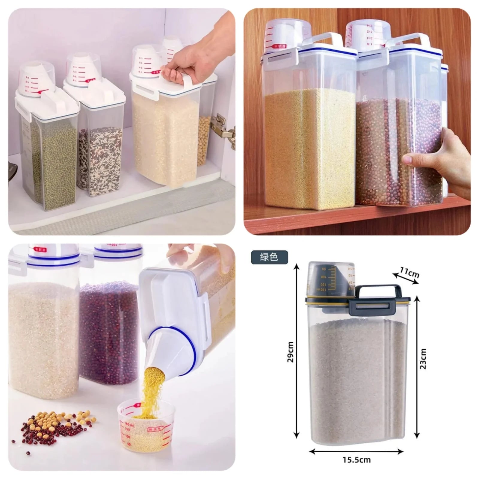 2.5L Air Tight Grain Jar
