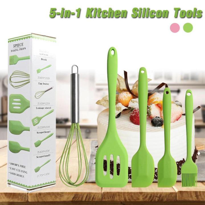 5 PCS SIILICONE BAKING SET