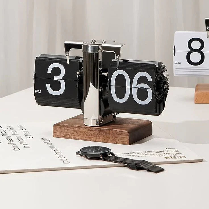 Flip Desk Mechanical Retro Flip Clock Perfect For Personal use