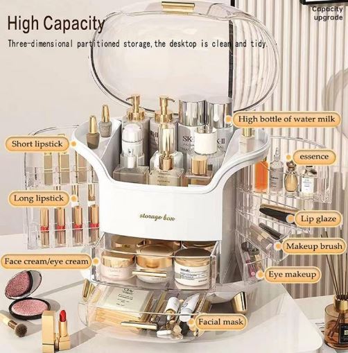 Large Capacity Luxury Cosmetic Organizer