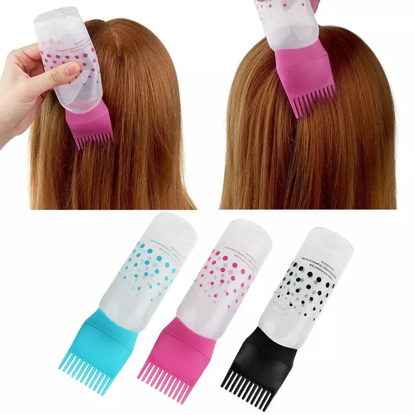 Hair Oil Comb bottle